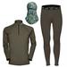 HECS Hunting 3-Piece System Base Layer Stealthscreen Technology Adult Olive Unisex 2XL