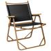 Zimtown Camping Chairs Outdoors with Versatile Sports Chair Outdoor Chair & Lawn Chair Black