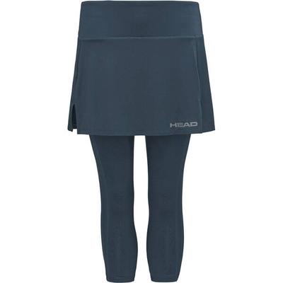 HEAD Damen Skort CLUB 3/4 Tights Skort W, Größe S in Blau