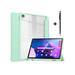 Case For Lenovo Tab M10 Plus 10.6 Inch 2022 3rd Gen with Pencil Holder Shockproof Cover Clear Transparent Back Shell Auto Wake/Sleep for Lenovo Tab M10 Plus 10.6 2022 with Universal Stylus Pen