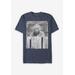 Men's Big & Tall Words Of Wisdom Graphic Tee by Star Wars in Navy Heather (Size LT)