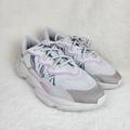 Adidas Shoes | Adidas Womens Originals Ozweege Grey Pink Leather Mesh Athleisure Casual Shoes 9 | Color: Gray/Pink | Size: 9