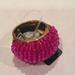J. Crew Jewelry | J Crew Woven Beaded Ring In Fuscia Hot Pink Size 8 Nwt | Color: Pink | Size: 8