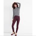 Madewell Jeans | Madewell High Riser Skinny Denim Jeans | Color: Purple/Red | Size: 26