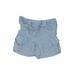 Ann Taylor LOFT Outlet Shorts: Blue Print Bottoms - Women's Size 0 - Sandwash