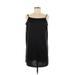 ASOS Casual Dress - Shift: Black Solid Dresses - Women's Size 8