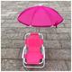 Baby Pram Umbrella 68 Cm Diameter Parasol Umbrella For Pram,Stroller,Pushchair 50+ UV Sun Protection- Includes Chair (Color : Red)