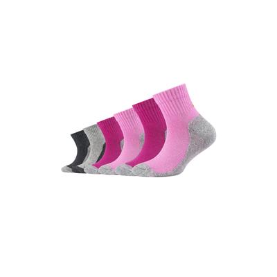 Funktionssocken CAMANO "function", Kinder, Gr. 35-38, pink (fuchsia, meliert), Materialmix, uni und meliert, Socken, mit feuchtigkeitsregulierenden Funktionsfasern Image