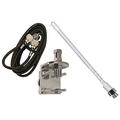 ProComm HSS995-3W 3 Single White Fiberglass CB Antenna Kit