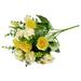 Artificial Flowers Silk Roses Buds Realistic Bouquet Arrangement for Decoration Wedding Party Centerpieces