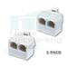 PREMISA ADAPTER TELEPHONE WHITE RJ-11 SPLITTER 6P4C DUAL LINE 1/LINE 2 - 2 PACK