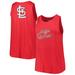 Women's New Era Red St. Louis Cardinals Plus Size Tank Top