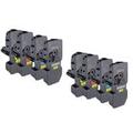 999inks Compatible Multipack Kyocera TK-5240K/Y 2 Full Sets Laser Toner Cartridges (8 Pack)