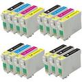 Compatible Multipack Epson Stylus DX5000 Printer Ink Cartridges (15 Pack) -C13T07114011