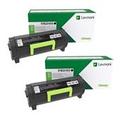 Original Multipack Lexmark MS517dn Printer Toner Cartridges (2 Pack) -51B2H00