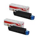 Original Multipack OKI MB492dn Printer Toner Cartridges (2 Pack) -45807106