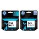 Original Multipack HP OfficeJet 6215 Printer Ink Cartridges (2 Pack) -C8765EE