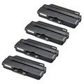 999inks Compatible Quad Pack Samsung MLT-D103L Black High Capacity Laser Toner Cartridges (4 Pack)