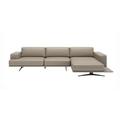 Valentino Right Sectional Sofa Gray