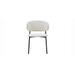 Zoya Dining Chair White Bouclé