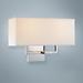 George Kovacs Rectangle Chrome 11" High Wall Sconce