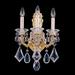 Schonbek La Scala Collection 3-Light Crystal Wall Sconce