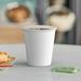 Nicole Fantini Disposable Poly Paper Hot Cups w/ Flat Tear-Back Lid For Hot/Cold Drink in White | 10 oz | Wayfair CU136-CUPS-1000