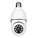 Light Bulb Security Camera 2.4GHz Wireless WiFi Light Socket Security Cameras 360Â° Pan/Tilt Smart Lightbulb Cam Human Motion Detection Alarm Color Night Vision Works F3146