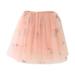 TAIAOJING Baby Girl s Tulle Tutu Skirt Toddler Dress Summer Fashion Casual Princess Dress Tutu Mesh Skirt Outwear Solid Colour 2-3 Years