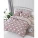 East Urban Home Jadakiss Pink/White Cotton Blend Duvet Cover Set Cotton in Pink/White/Yellow | King Duvet Cover + 2 Standard Pillowcases | Wayfair