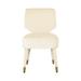 Everly Quinn Velvet Side Chair Upholstered/Velvet in Brown | 34 H x 19 W x 23 D in | Wayfair C6D7234F7F9147BB9A29C091D3EDD6DD