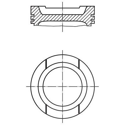Mahle Kolben [Hersteller-Nr. 0332001] für Audi, Seat, Skoda, VW Image