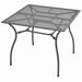 Steel mesh design garden terrace outdoor dining table