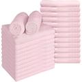 100% Cotton Salon Towels 16 x 28 (24-Pack) - Hand Towels - Gym Towels - Hair Towel - Super Soft Cotton Ring Spun Super Absorbent Workout Towel (Not Bleach Proof) ( 24 Salon Towels)