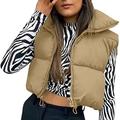 Dtydtpe 2024 Clearance Sales Crop Tops for Women Casual Short Drawstring Adjustable Cotton Vest Jacket Womens Long Sleeve Tops Winter Coats for Women