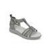 Women's Prague Sandal by JBU in Grey Gunmetal (Size 7 M)