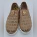 Michael Kors Shoes | New Michael Kors Slip-On Shoes For Kids (Girl) Mk Monograms | Color: Tan | Size: 1bb