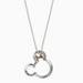 Disney Jewelry | Disney Collection Fine Silver Cz "Bowtiful" Minnie Mouse Necklace Nib | Color: Gold | Size: Os