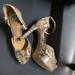 Jessica Simpson Shoes | Jessica Simpson Snake Skin High Heel Shoes | Color: Gray/Tan | Size: 8.5