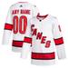 Men's adidas White Carolina Hurricanes 2020/21 Away Custom Authentic Jersey