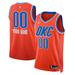 Unisex Jordan Brand Orange Oklahoma City Thunder 2022/23 Swingman Custom Jersey - Statement Edition