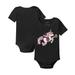 Infant Tiny Turnip Black Arizona Diamondbacks Unicorn Bodysuit