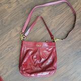 Coach Bags | Coach Red Patent Leather Ashley Cross Body Bag | Color: Red | Size: Os