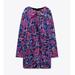 Zara Dresses | Nwt Zara Woman Floral Print Drapped Long Sleeve Dress Size S Small | Color: Blue/Pink | Size: S