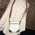Coach Bags | Coach Leather Cross Bag | Color: Brown/White | Size: Small