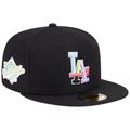 Men's New Era Black Los Angeles Dodgers Multi-Color Pack 59FIFTY Fitted Hat