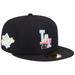 Men's New Era Black Los Angeles Dodgers Multi-Color Pack 59FIFTY Fitted Hat