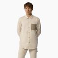 Dickies Men's 1922 Long Sleeve Shirt - Rinsed Natural Maple Size L (HL27)