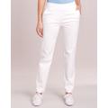 Blair Women's ClassicEase Stretch Pants - White - 8P - Petite