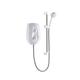 Mira VIE White Electric Shower - 9.5kW Silver 1.1788.005